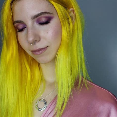 Yellow Hair Color Nostril Hoop Ring Nose Ring Colorful Hair Color