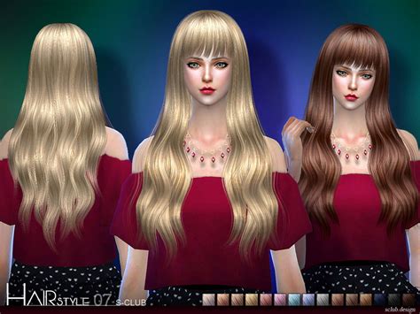 The Sims Resource S Club Ts4 Hair N7