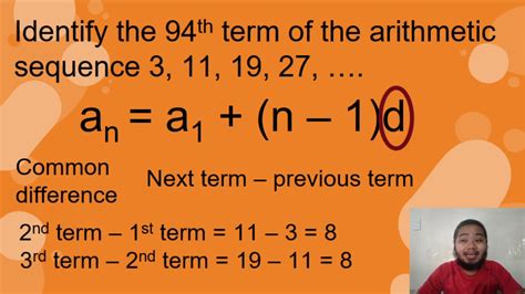 Arithmetic Sequence (Solving for a_n) - YouTube