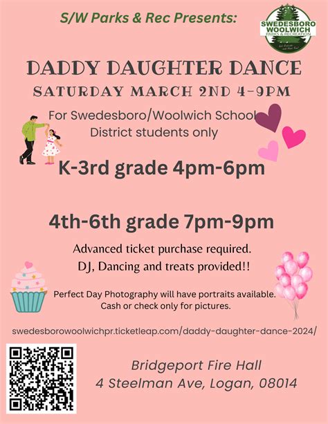 Daddy Daughter Dance Woolwich Township Nj