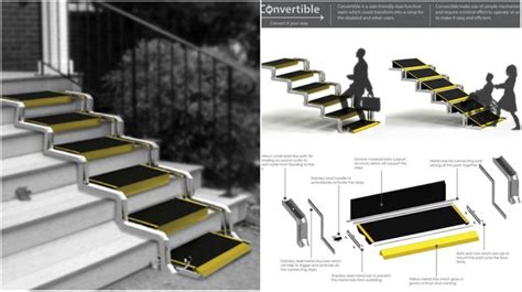 Convertible Stair Ramp Will Save Time And Energy For Building A Real