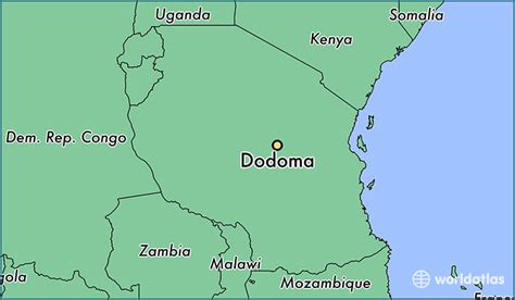 Where Is Dodoma Tanzania Dodoma Dodoma Map