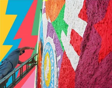 Artist Lobo Paints A Mural Art Inspired By Los Angeles Lobo Pop Art