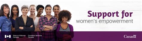 Support For Womens Empowerment Status Of Women Canada