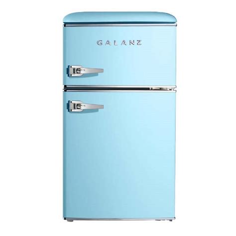 Galanz Mini Fridge With Freezer Retro