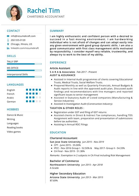 Best Cv For Accountant Printable Templates