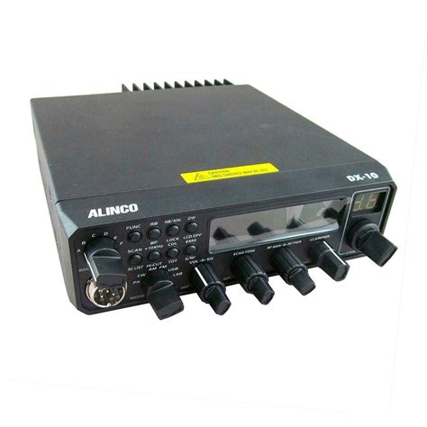 Alinco Dx 10 Amfmssb Radio Station Black Techinn