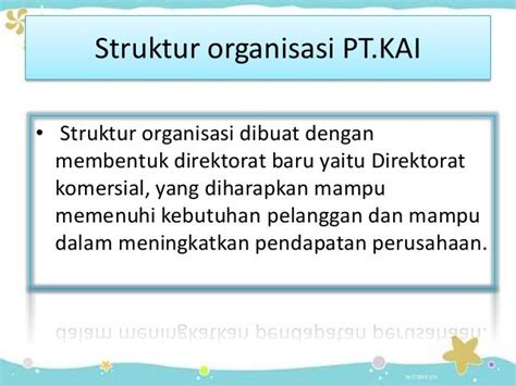 Struktur Organisasi Pt Kai Dan Tugasnya 2016