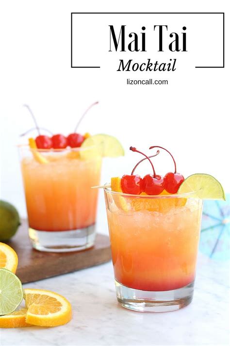 Mai Tai Mocktail Party Punch Recipe In 2020 Easy Mocktail Recipes