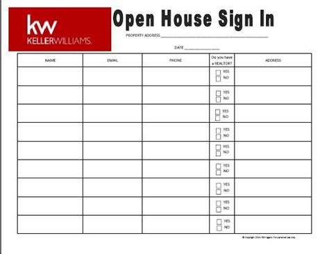 These days, many real estate agents opt for an open house sign in sheet on a digital tablet instead of a pen and paper. Pin on Real estate