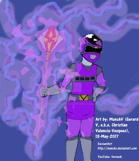 Vernedi Doodles S1e9 Karone Purple Space Ranger By