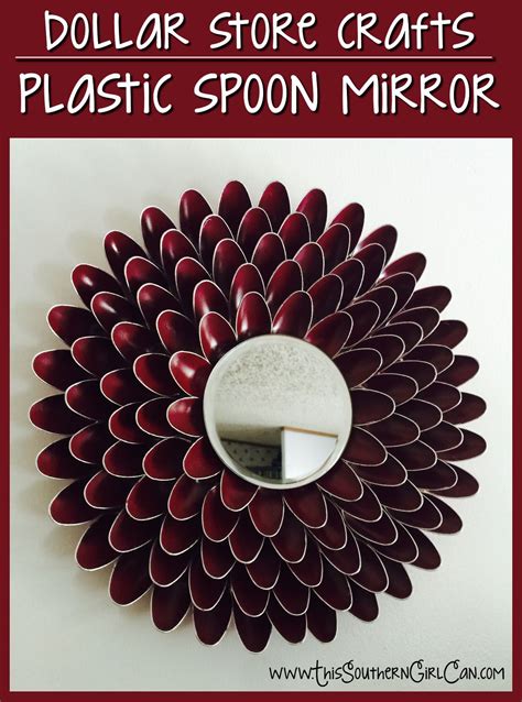 Beautifulcraft Plastic Spoon Mirror Spoon Mirror Plastic Spoon Crafts