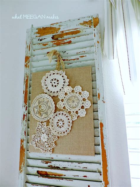 Diy Vintage Doily Art What Meegan Makes