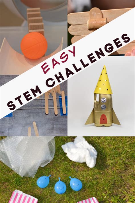 Stem Challenges Easy Stem Challenges For Kids Science Sparks