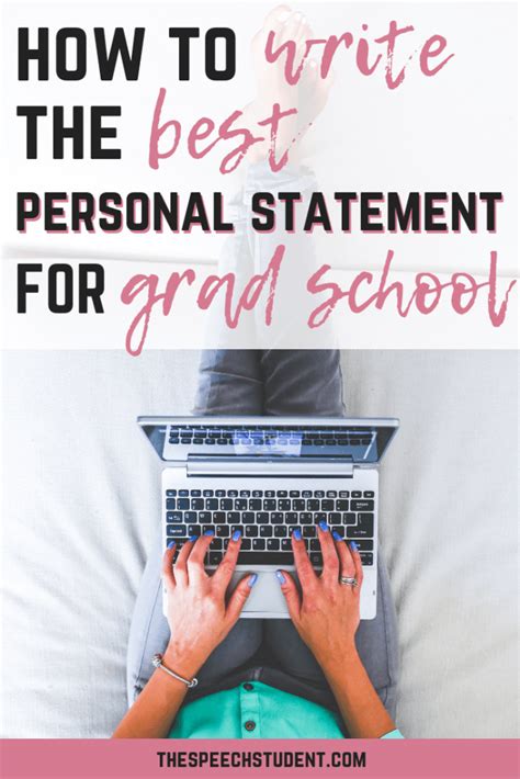 How To Write The Best Grad School Personal Statement Personal