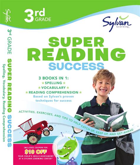 Sylvan Learning Super Workbook: Third Grade Super Reading Success