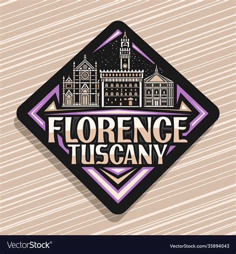 Logo For Florence Royalty Free Vector Image Vectorstock