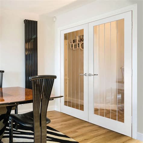 Jb Kind Cottage White Primed 1 Light Clear Glazed Internal Door Door