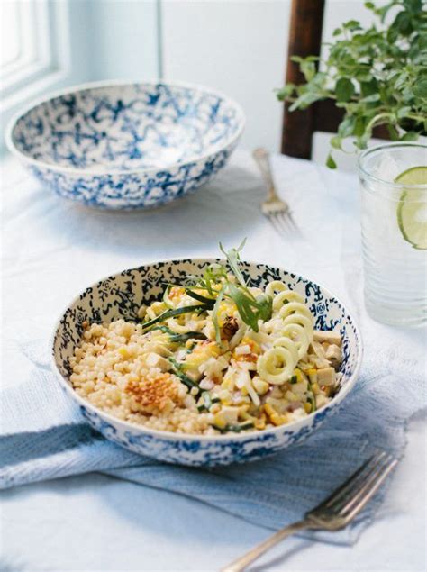Couscous israélien crémeux aux courgettes & au maïs ...