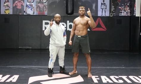 It was a pleasure to train a bit with my friend @officialmic. Coach Fernand Lopez Says Francis Ngannou Will Reflect And ...