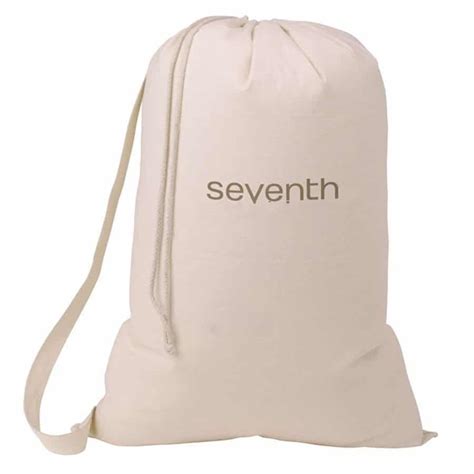 Canvas Laundry Bag With Shoulder Strap The One Packing Solution