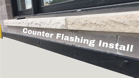 Roof Counter Flashing Install YouTube