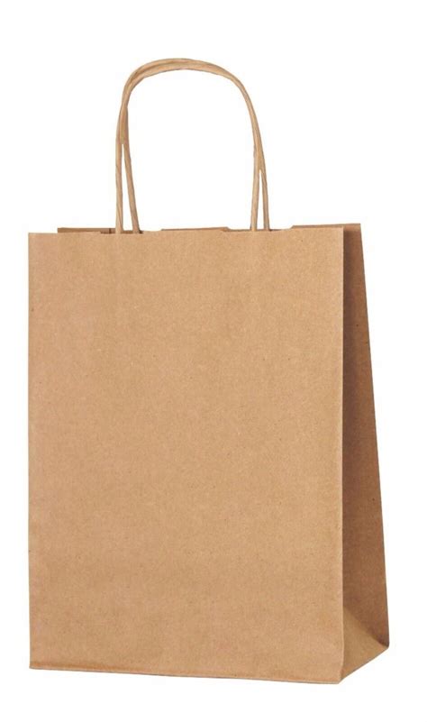 Luxury Party Bags Kraft Paper T Bag Twisted Handles Recyclable