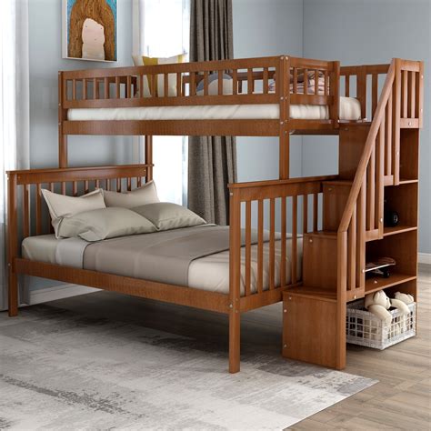 Twin Over Full Bunk Bed With Storage Todd Nation Blog