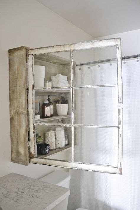 That is why the diy indoor greenhouse is the best answer. DIY Window Cabinet: (With images) | Shabby chic bathroom ...