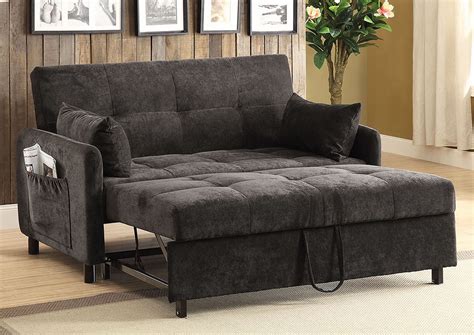 Dark brown quad sheepskin rug real british lambskin sofa throw shaggy rug q40. DARK BROWN SOFA BED | Marjen of Chicago | Chicago Discount ...