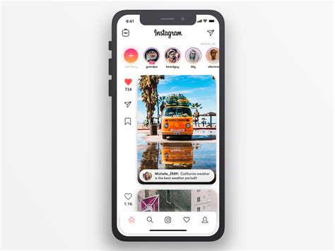 Instagram Redesign Mobile App Design Inspiration Ios App Design App