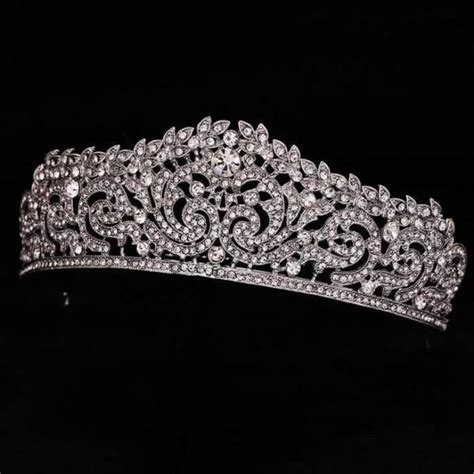 Silver Wedding Tiara Silver Bridal Tiara Silver Crown Bridal Crown