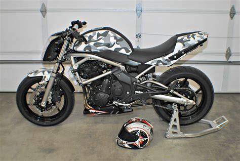 With its cutting edge design and astonishing versatility, it is no surprise the 2008 kawasaki ninja® 650r excels in real world riding. 09 650r Custom Streetfighter - KawiForums - Kawasaki ...