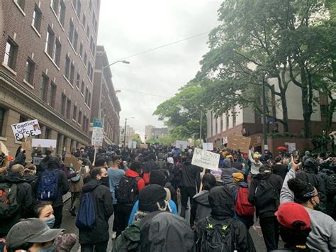 Photos Thousands March In Seattle Protesting Police Violence Seattle