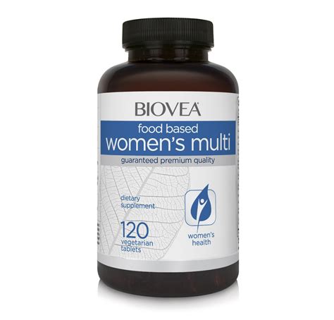 It contains 250 mg of choline for healthy fetal development as well as. Biovea WOMEN'S MULTIVITAMIN (FOOD BASED) 120 Tablets - BigVits