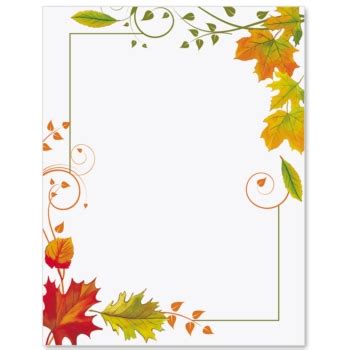 Fall leaves border stock vectors, clipart and illustrations. 9 Best Images of Fall Border Templates Printable - Fall ...