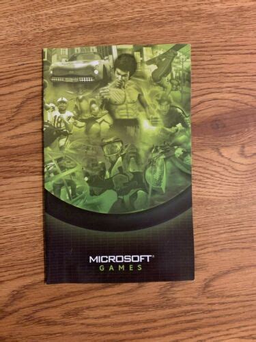 Xbox Original Microsoft Games Pamphlet Ultra Rare Before Halo Was