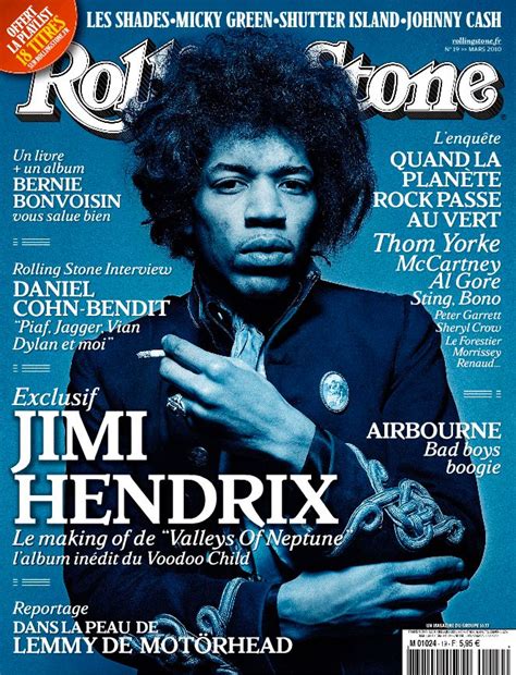 Monochromatic Rolling Stone Magazine Cover Jimi Hendrix Rolling