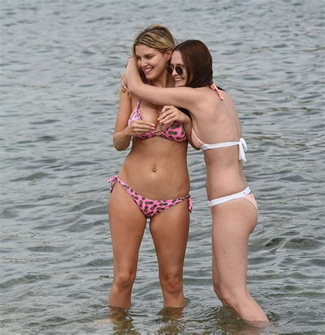 Ashley James In Bikini On The Beach In Mykonos Luvcelebs
