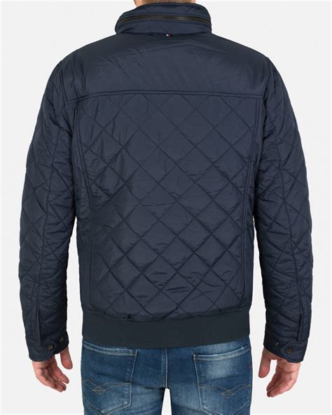 Tommy Hilfiger Diamond Quilted Bomber Jacket Navy Blazer Hos Care