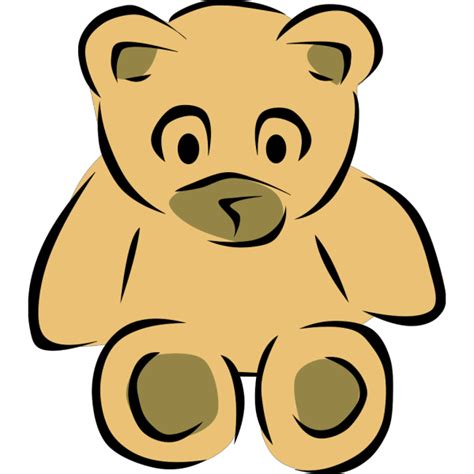 Stylized Teddy Bear Png Svg Clip Art For Web Download Clip Art Png