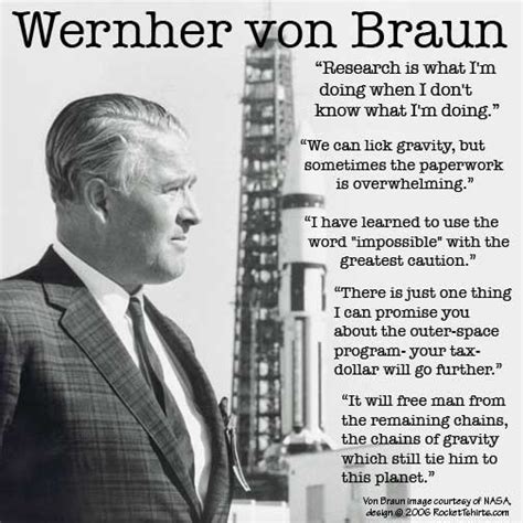 Wernher Von Braun Quotes Quotesgram
