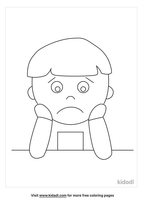 Depressed Coloring Pages