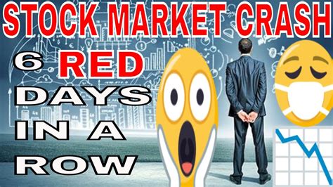 There will almost certainly be another market crash in 2020. Stock Market Crash 2020 6 RED DAYS IN A ROW 🆘📉 - YouTube