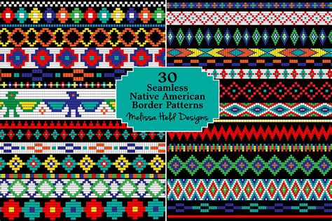 Native American Beaded Border Patterns (151336) | Decorations | Design ...