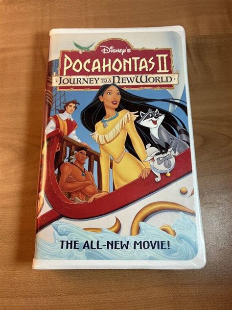 Pocahontas Ii Journey To A New World Vhs 1998 Clamshell Etsy