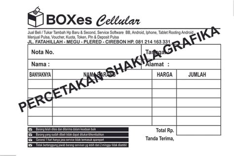 Brooms, thestrals and the like. Jual NOTA KWITANSI SURAT JALAN TANDA TERIMA DAN LAIN LAIN ...