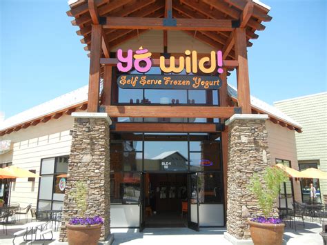 Store Front of Yo WIld Self Serve Frozen Yogurt at the Cascade Village