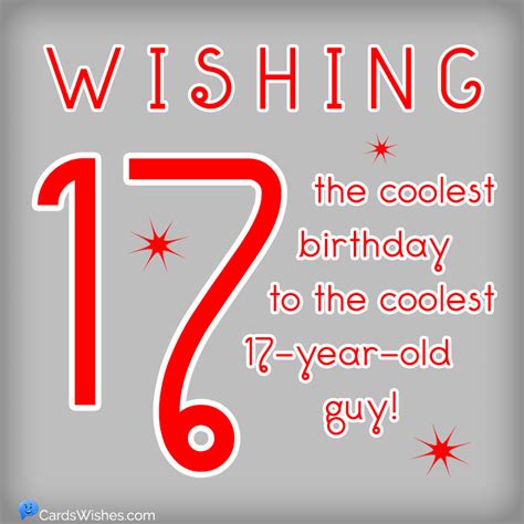 Happy 17th Birthday Astonishing Wishes For 17 Year Olds