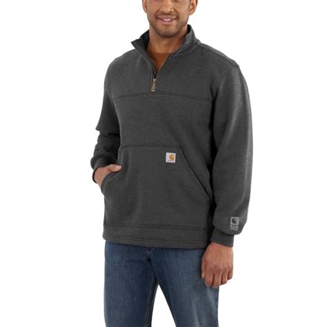 Carhartt Mens Rain Defender Paxton Heavyweight Quarter Zip Sweatshirt